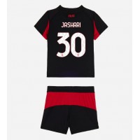 Stroje piłkarskie AC Milan Ardon Jashari #30 Koszulka Podstawowej dla dzieci 2025-26 Krótki Rękaw (+ szorty)
